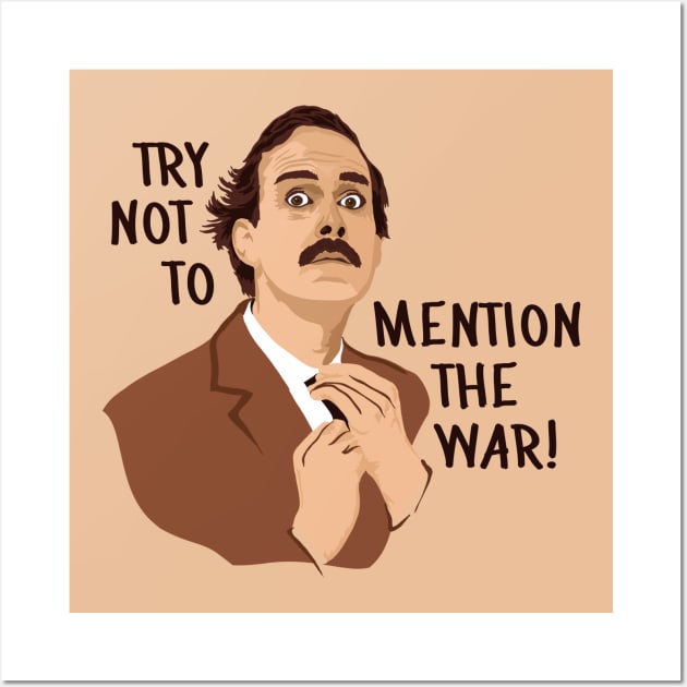 Basil Fawlty - Fawlty Towers Wall Art by Phil Shelly Creative